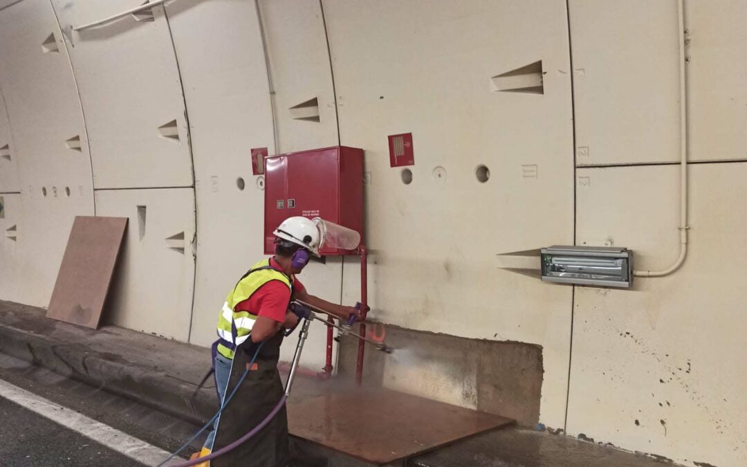 Exutorios baipás sur de Calle 30. Madrid.