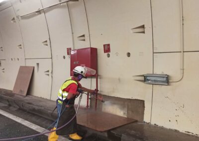 Exutorios baipás sur de Calle 30. Madrid.