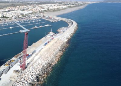 Dique abrigo Puerto de Garrucha. Almería.