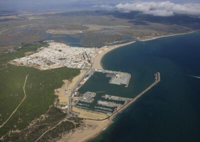Urbanización Puerto de Barbate. Cádiz.